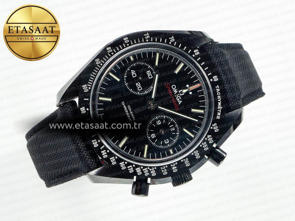Speedmaster “Dark Side of The Moon” Real Ceramic N1F 1:1 Best Edition on Nylon Strap A9900 - Görsel 8