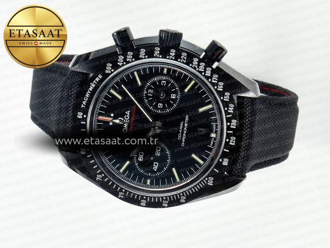 Speedmaster “Dark Side of The Moon” Real Ceramic N1F 1:1 Best Edition on Nylon Strap A9900 - Görsel 9