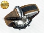 Speedmaster “Dark Side of The Moon” Real Ceramic N1F 1:1 Best Edition Vintage Black on Brown Leather Strap A9300 - Görsel 17
