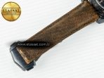 Speedmaster “Dark Side of The Moon” Real Ceramic N1F 1:1 Best Edition Vintage Black on Brown Leather Strap A9300 - Görsel 22
