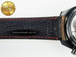 Speedmaster “Dark Side of The Moon” Real Ceramic N1F 1:1 Best Edition Vintage Black on Brown Leather Strap A9300 - Görsel 24