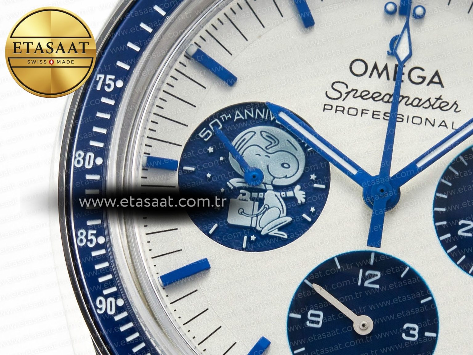 Speedmaster Professional “Silver Snoopy Award” 50th Anniversary N1F 1:1 Best Edition A3861 - Görsel 10