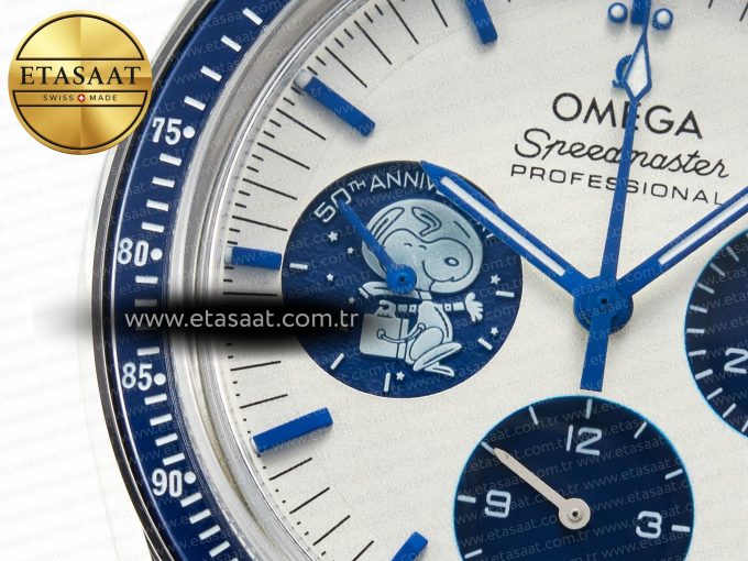 Speedmaster Professional “Silver Snoopy Award” 50th Anniversary N1F 1:1 Best Edition A3861 - Görsel 10
