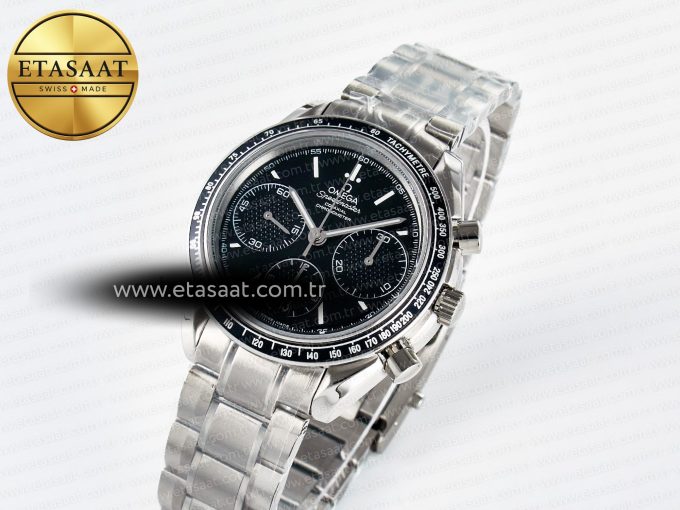 Speedmaster Racing Master SS HKF Best Edition Black Dial on SS Bracelet A7750 - Görsel 1