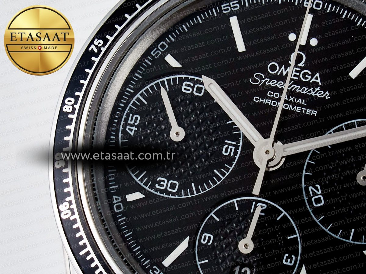 Speedmaster Racing Master SS HKF Best Edition Black Dial on SS Bracelet A7750 - Görsel 10