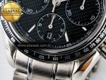 Speedmaster Racing Master SS HKF Best Edition Black Dial on SS Bracelet A7750 - Görsel 13