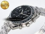 Speedmaster Racing Master SS HKF Best Edition Black Dial on SS Bracelet A7750 - Görsel 6