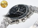 Speedmaster Racing Master SS HKF Best Edition Black Dial on SS Bracelet A7750 - Görsel 6