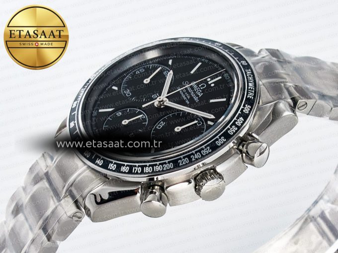 Speedmaster Racing Master SS HKF Best Edition Black Dial on SS Bracelet A7750 - Görsel 6