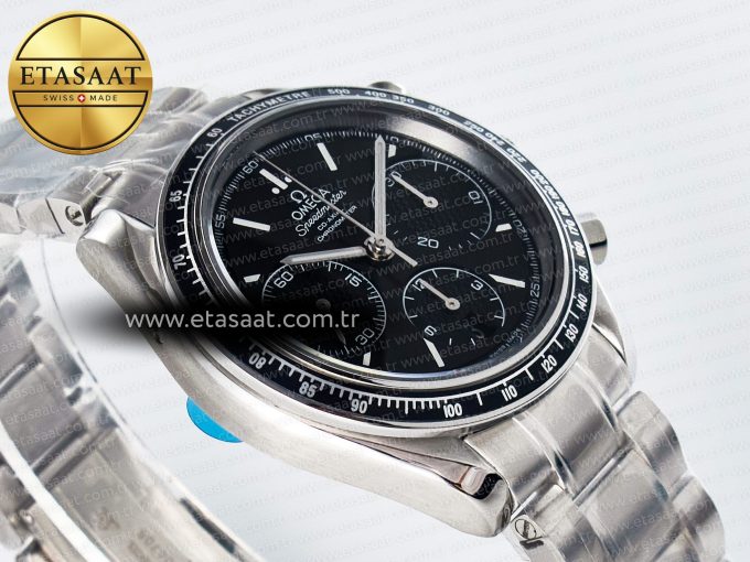 Speedmaster Racing Master SS HKF Best Edition Black Dial on SS Bracelet A7750 - Görsel 7