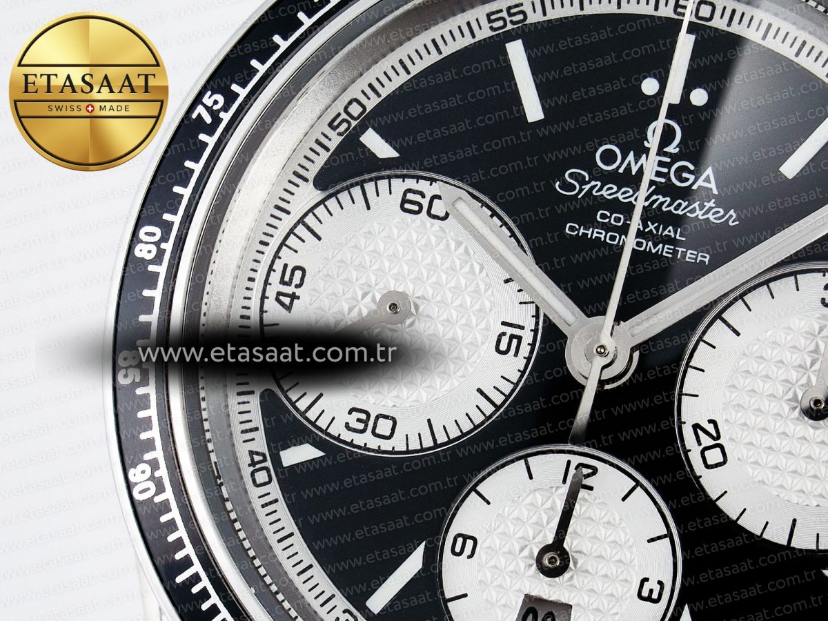 Speedmaster Racing Master SS HKF Best Edition Black/White Dial on SS Bracelet A7750 - Görsel 10