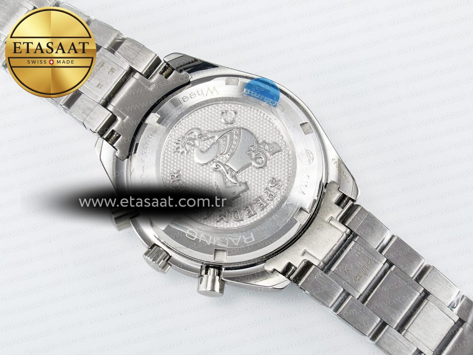 Speedmaster Racing Master SS HKF Best Edition Black/White Dial on SS Bracelet A7750 - Görsel 17