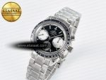 Speedmaster Racing Master SS HKF Best Edition Black/White Dial on SS Bracelet A7750 - Görsel 2