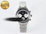 Speedmaster Racing Master SS HKF Best Edition Black/White Dial on SS Bracelet A7750 - Görsel 3