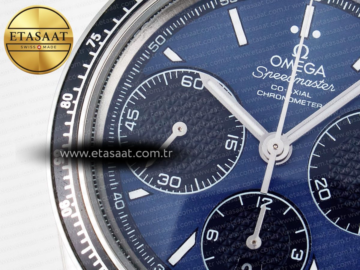 Rolex Speedmaster Racing Master SS Blue/Black Dial on SS A7750 - Görsel 10