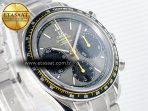Speedmaster Racing Master SS HKF Best Edition Gray/Black Dial on SS Bracelet A7750 - Görsel 5