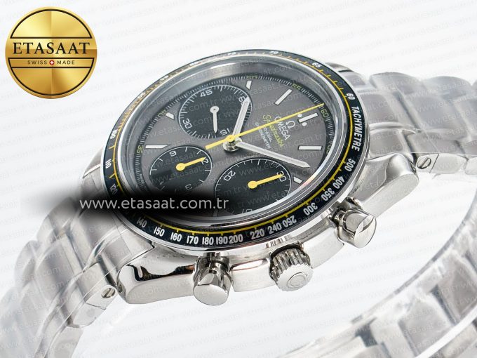 Speedmaster Racing Master SS HKF Best Edition Gray/Black Dial on SS Bracelet A7750 - Görsel 6