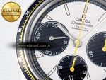 Speedmaster Racing Master SS HKF Best Edition White/Black Dial on SS Bracelet A7750 - Görsel 10