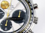 Speedmaster Racing Master SS HKF Best Edition White/Black Dial on SS Bracelet A7750 - Görsel 12