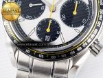 Speedmaster Racing Master SS HKF Best Edition White/Black Dial on SS Bracelet A7750 - Görsel 13