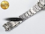 Speedmaster Racing Master SS HKF Best Edition White/Black Dial on SS Bracelet A7750 - Görsel 27