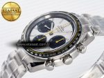 Speedmaster Racing Master SS HKF Best Edition White/Black Dial on SS Bracelet A7750 - Görsel 6