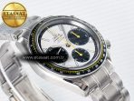 Speedmaster Racing Master SS HKF Best Edition White/Black Dial on SS Bracelet A7750 - Görsel 7