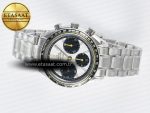 Speedmaster Racing Master SS HKF Best Edition White/Black Dial on SS Bracelet A7750 - Görsel 9
