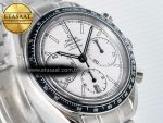 Speedmaster Racing Master SS HKF Best Edition White Dial on SS Bracelet A7750 - Görsel 5