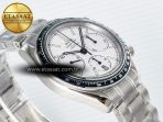 Speedmaster Racing Master SS HKF Best Edition White Dial on SS Bracelet A7750 - Görsel 7