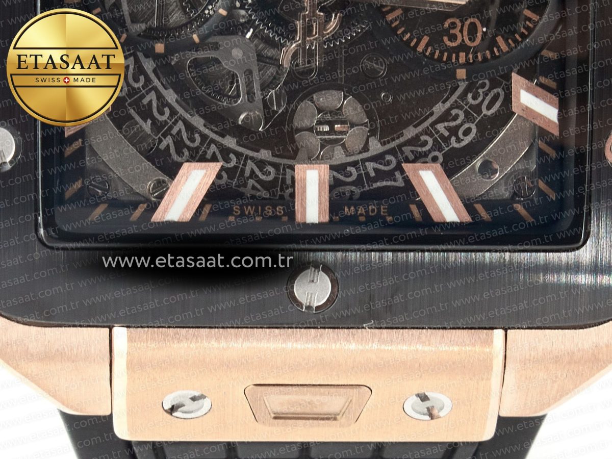 Hublot Square Bang Unico Ceramic Bezel on Black A1280 - Görsel 13