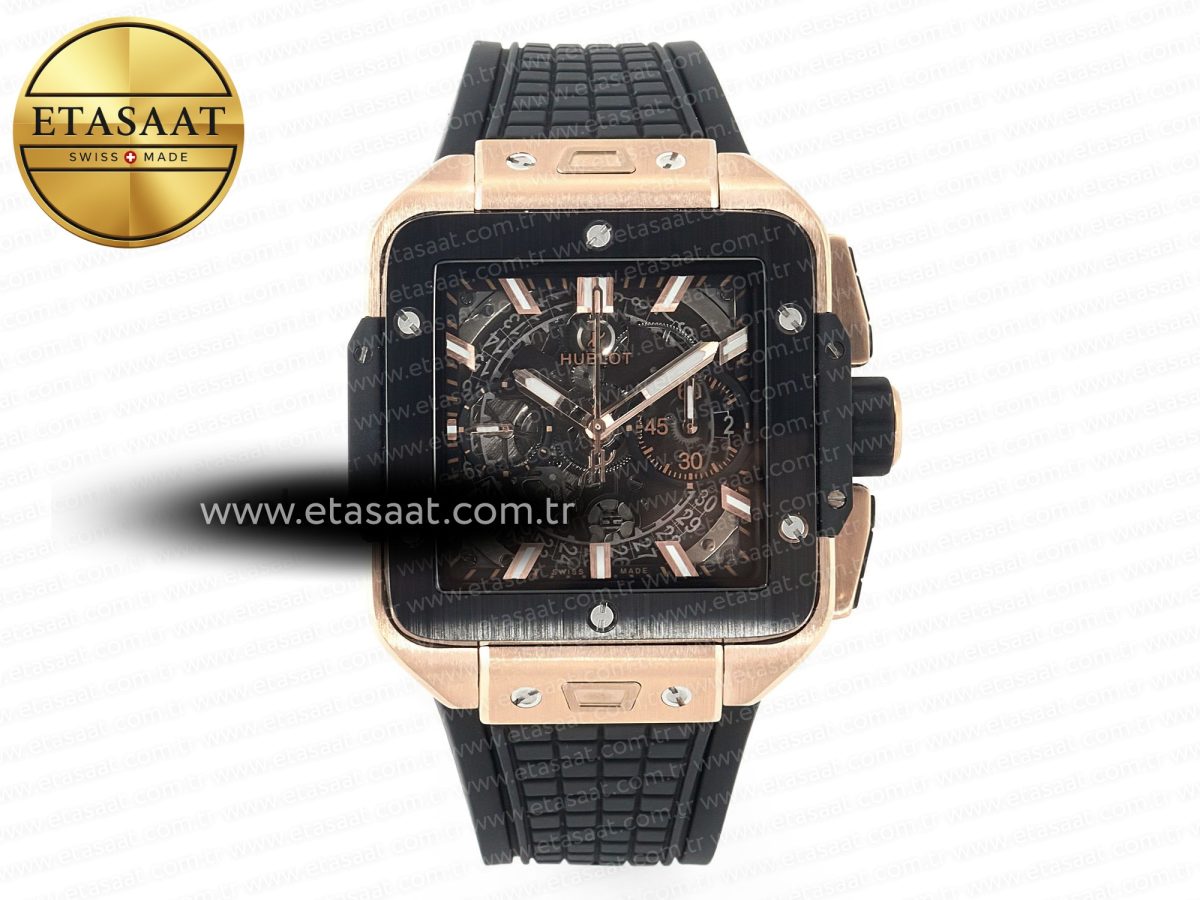 Hublot Square Bang Unico Ceramic Bezel on Black A1280 - Görsel 3