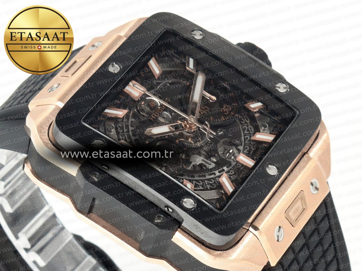 Hublot Square Bang Unico Ceramic Bezel on Black A1280 - Görsel 7