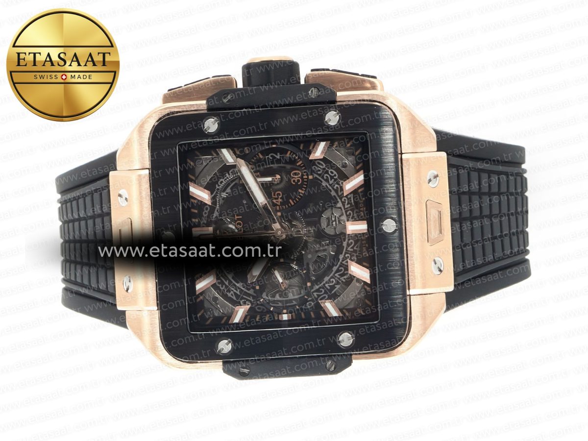 Hublot Square Bang Unico Ceramic Bezel on Black A1280 - Görsel 9