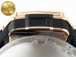 Square Bang Unico 42mm RG BBF 1:1 Best Edition Skeleton Dial on Black Rubber Strap A1280 - Görsel 14