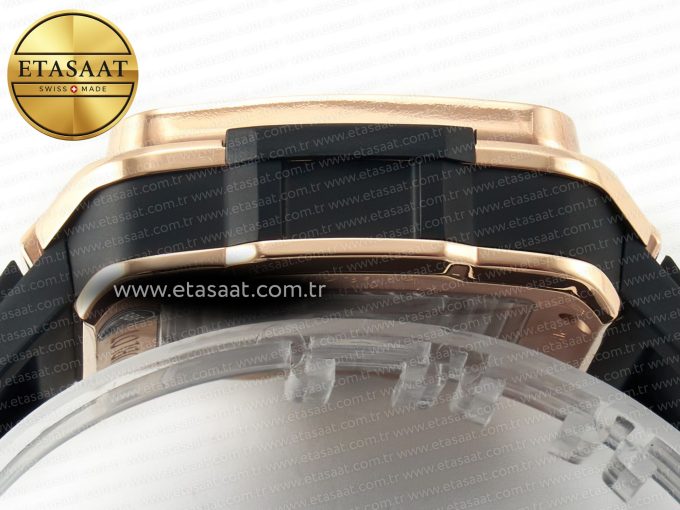 Square Bang Unico 42mm RG BBF 1:1 Best Edition Skeleton Dial on Black Rubber Strap A1280 - Görsel 14