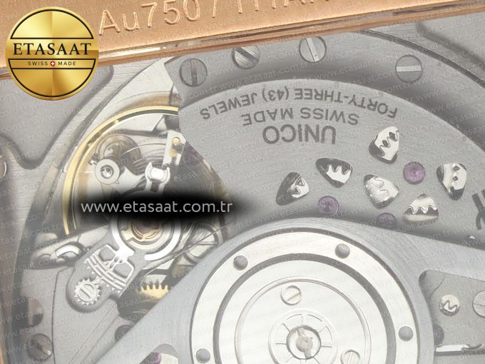 Square Bang Unico 42mm RG BBF 1:1 Best Edition Skeleton Dial on Black Rubber Strap A1280 - Görsel 19