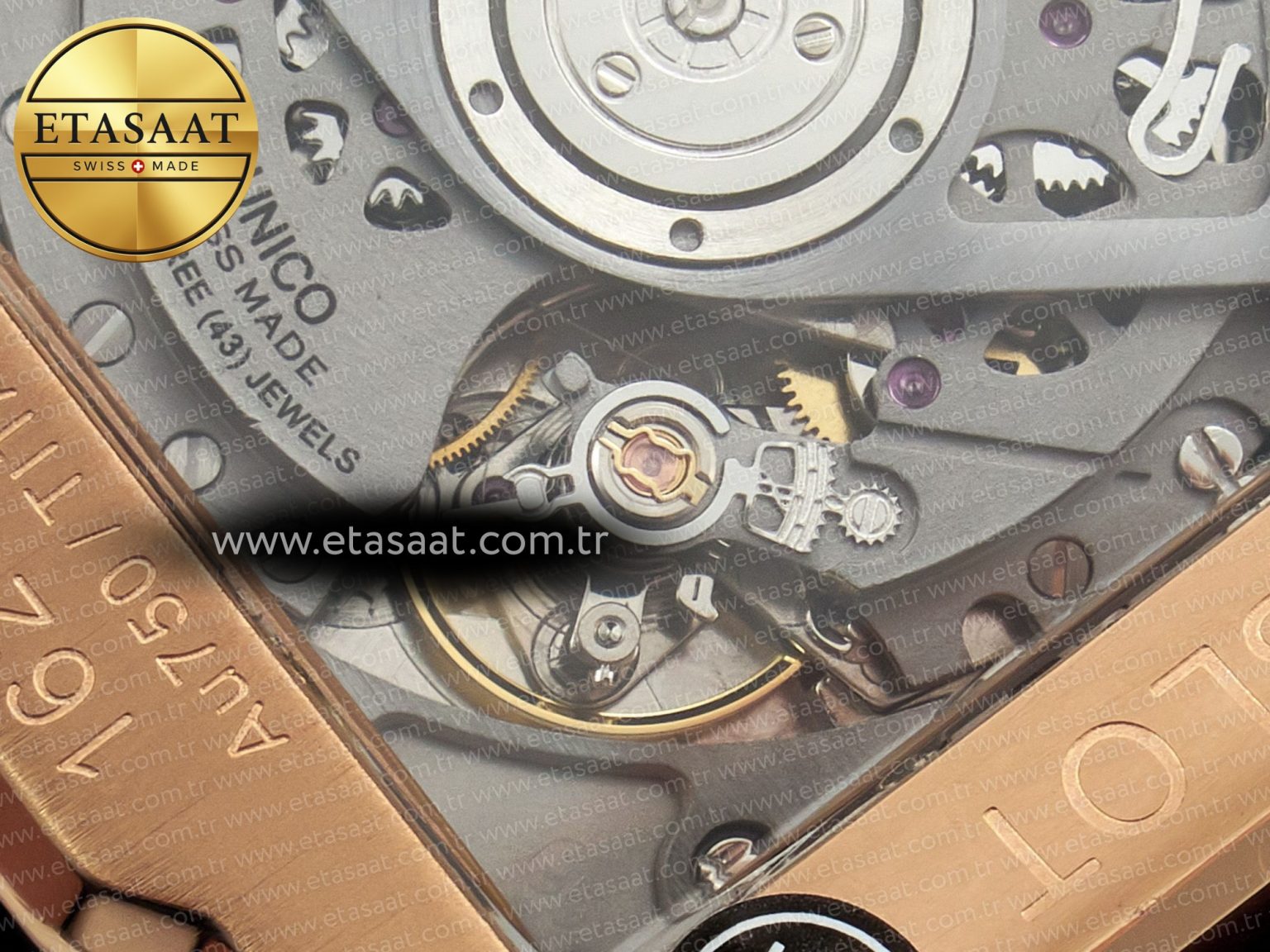 Square Bang Unico 42mm RG BBF 1:1 Best Edition Skeleton Dial on Black Rubber Strap A1280 - Görsel 22