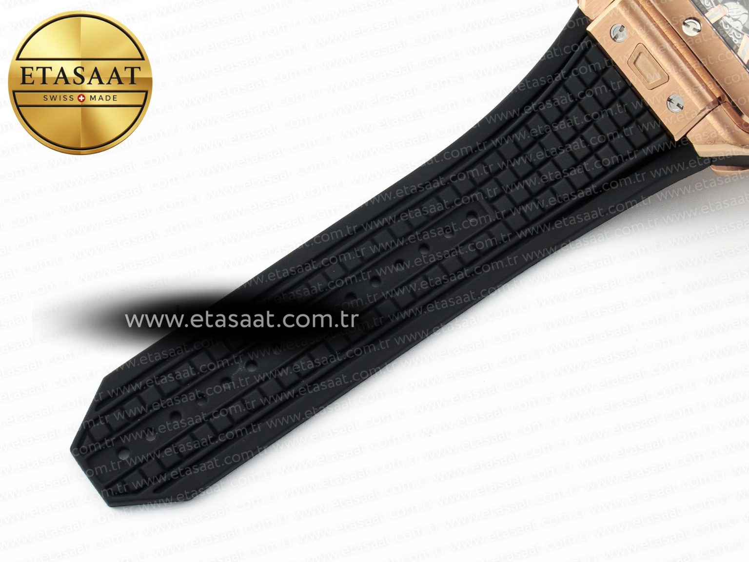 Square Bang Unico 42mm RG BBF 1:1 Best Edition Skeleton Dial on Black Rubber Strap A1280 - Görsel 23