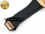 Square Bang Unico 42mm RG BBF 1:1 Best Edition Skeleton Dial on Black Rubber Strap A1280 - Görsel 24