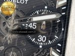 Square Bang Unico 42mm Titanium BBF 1:1 Best Edition Skeleton Dial on Black Rubber Strap A1280 - Görsel 12