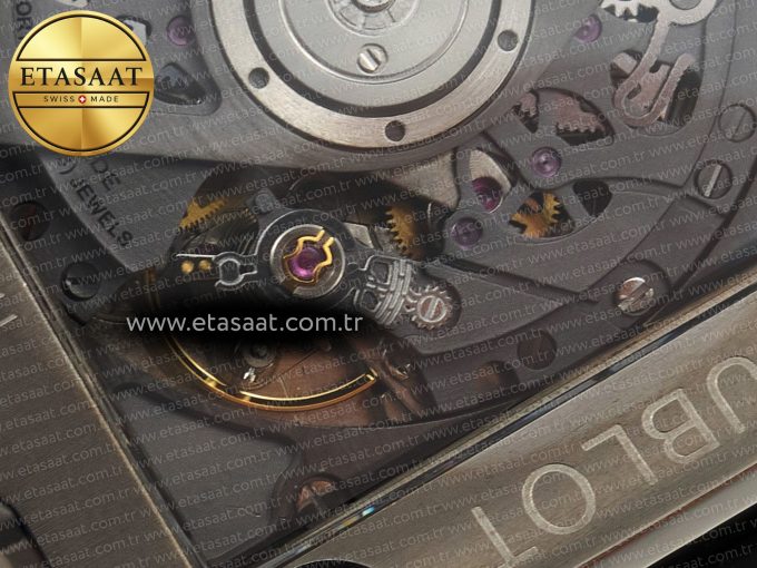 Square Bang Unico 42mm Titanium BBF 1:1 Best Edition Skeleton Dial on Black Rubber Strap A1280 - Görsel 23