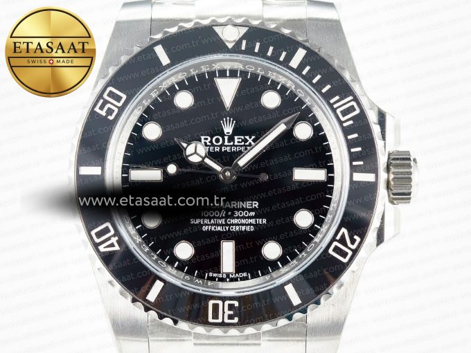 Submariner 114060 No Date Black 904L Steel ARF 1:1 Best Edition on SS Bracelet SH3130 - Görsel 4