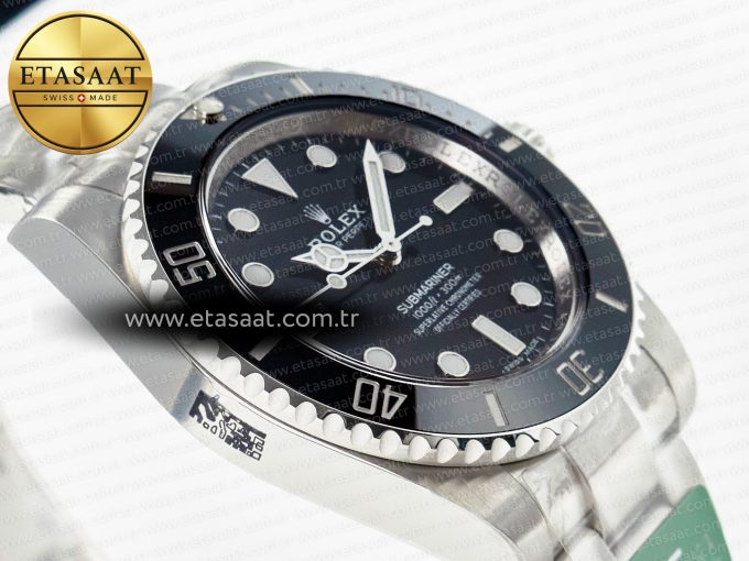 Submariner 114060 No Date Black 904L Steel ARF 1:1 Best Edition on SS Bracelet SH3130 - Görsel 7