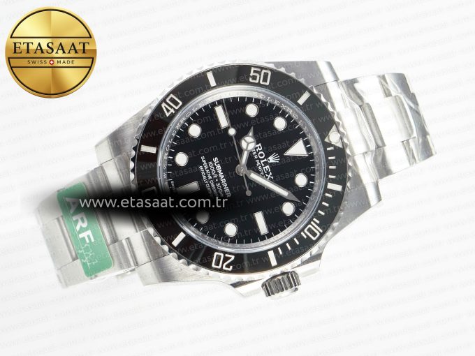 Submariner 114060 No Date Black 904L Steel ARF 1:1 Best Edition on SS Bracelet SH3130 - Görsel 8