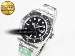 Submariner 116610 LN Black 904L Steel ARF 1:1 Best Edition on SS Bracelet SH3135