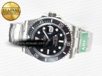 Submariner 116610 LN Black 904L Steel ARF 1:1 Best Edition on SS Bracelet SH3135 - Görsel 9