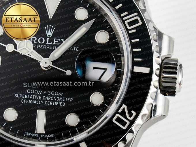 Submariner 116610 LN Black Ceramic VSF 1:1 Best Edition 904L SS Case and Bracelet VS3135 - Görsel 12