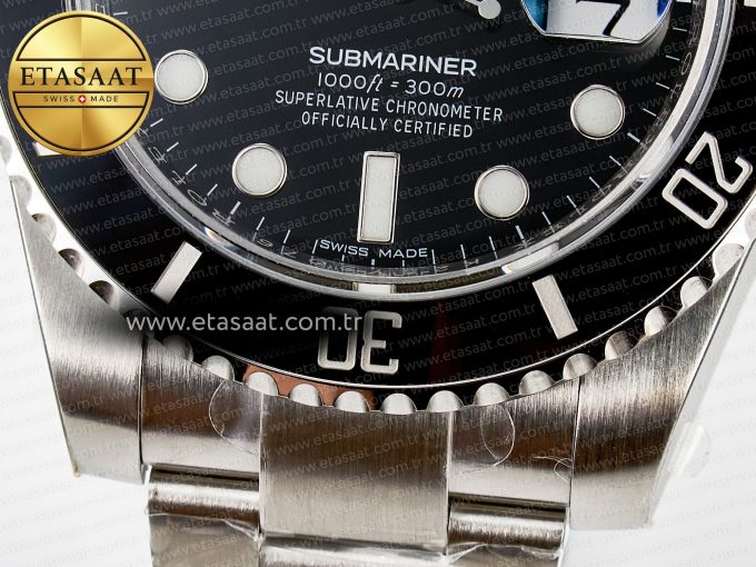 Submariner 116610 LN Black Ceramic VSF 1:1 Best Edition 904L SS Case and Bracelet VS3135 - Görsel 13