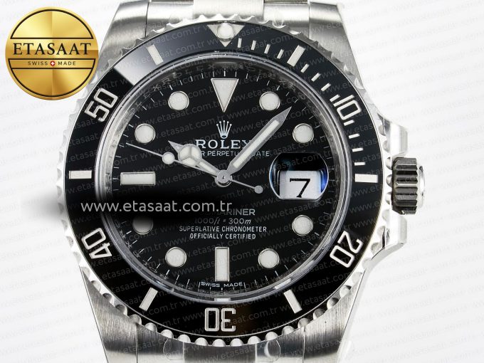Submariner 116610 LN Black Ceramic VSF 1:1 Best Edition 904L SS Case and Bracelet VS3135 - Görsel 4
